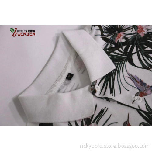 95%Cotton 5%Spandex Solid Jersey With Printed Shirt